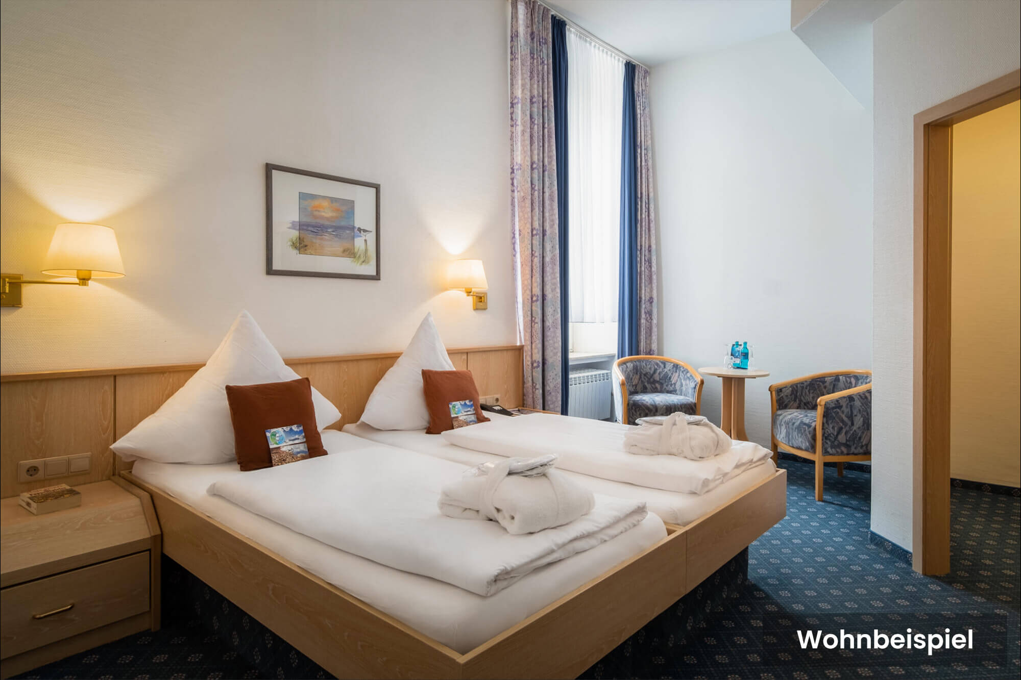 Doppelzimmer_Nordseehotel_Borkum